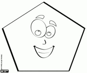 για ζωγραφική Πεντάγωνο με πρόσωπο