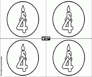 για ζωγραφική Πρόσκληση στο κόμμα μου γενέθλια τέσσερις