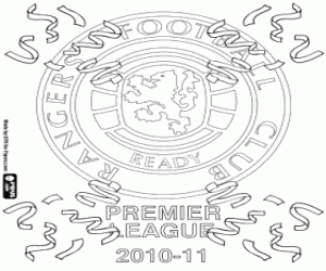 για ζωγραφική Ρέιντζερς Γλασκώβης, πρωταθλητής 2010-2011