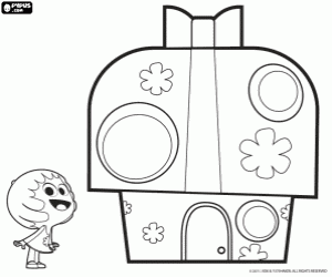 για ζωγραφική Ρίτα και το σπίτι της, Jelly Jamm