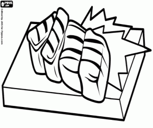 για ζωγραφική Σασίμι, ιαπωνική ωμό ψάρι