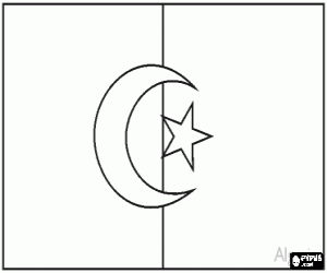 για ζωγραφική Σημαία της Αλγερίας