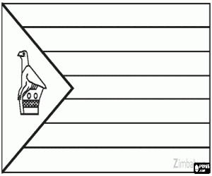 για ζωγραφική Σημαία της Ζιμπάμπουε