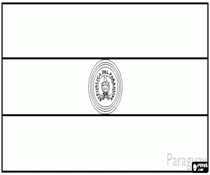 για ζωγραφική Σημαία της Παραγουάης