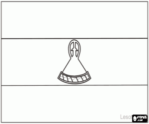 για ζωγραφική Σημαία του Λεσότο