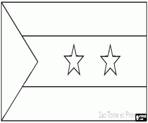 για ζωγραφική Σημαία του Σάο Τομέ και Πρίνσιπε