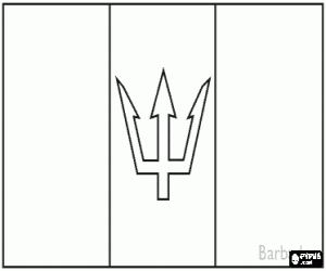 για ζωγραφική Σημαία των Μπαρμπάντος