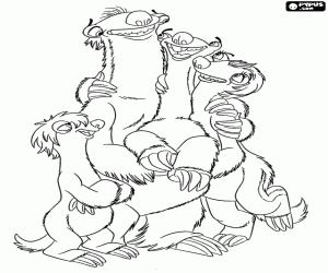 για ζωγραφική Σιντ ευτυχισμένη με την οικογένειά του