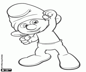 για ζωγραφική Σκουντούφλη Στρουμφ στο Παρίσι