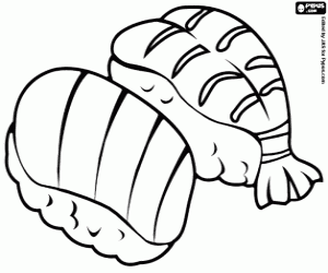 για ζωγραφική Σούσι, τα πιο δημοφιλή ιαπωνικά τρόφιμα