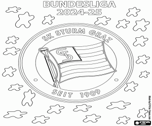 για ζωγραφική Στουρμ Γκρατς, Bundesliga 2024-2025