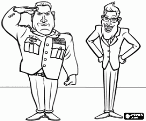 για ζωγραφική Στρατηγός Monger και ο Πρόεδρος