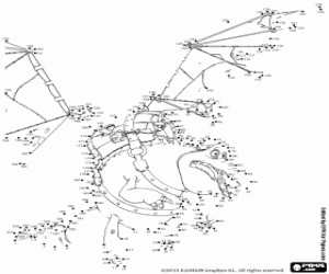 για ζωγραφική Συνδέστε τις τελείες και να ανακαλύψουν Gustav