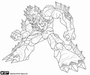 για ζωγραφική Τα Gormiti των θαλασσών, Πλοκάμους