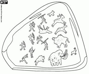 για ζωγραφική Τα έργα ζωγραφικής σπηλιών του κυνηγιού