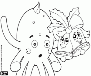 για ζωγραφική Τα κάλαντα του Pypus με καμπάνες