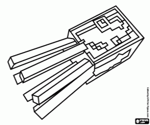 για ζωγραφική Τα καλαμάρια του Minecraft, Squid