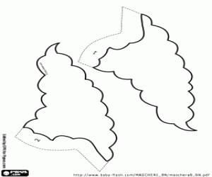 για ζωγραφική Τα μαλλιά του κλόουν Krusty