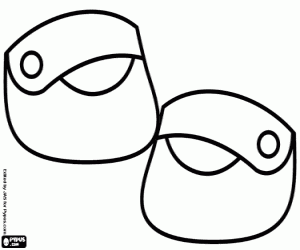 για ζωγραφική Τα παπούτσια του Κοκκινοσκουφίτσα