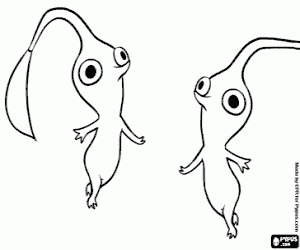 για ζωγραφική Τα παράξενα όντα Pikmin