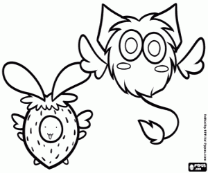 για ζωγραφική Τα ρομπότ Μάσα και Ούτσα