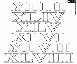 για ζωγραφική Τα ρωμαϊκά στοιχεία από 43 έως 48