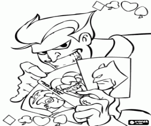 για ζωγραφική Τζόκερ, τον εχθρό του Μπάτμαν