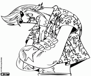 για ζωγραφική Το cyborg One Piece Franky