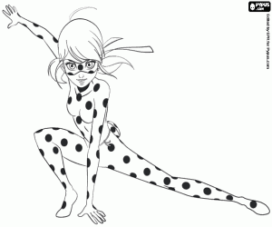 για ζωγραφική Το Υπερηρωίδας Ladybug