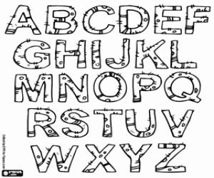 για ζωγραφική Το αλφάβητο κάκτος