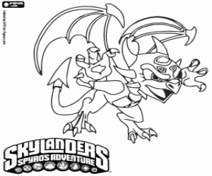 για ζωγραφική Το απαίσιο Skylander Cynder