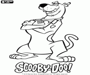 για ζωγραφική Το διάσημο σκύλο Scooby Doo