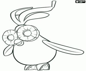 για ζωγραφική Το εξωτικό πουλί Fruit Cockatiel