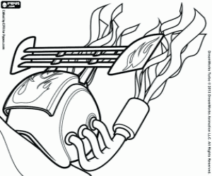 για ζωγραφική Το κέλυφος του σαλιγκαριού Φλόγα