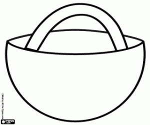 για ζωγραφική Το καλάθι του Κοκκινοσκουφίτσα