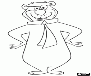 για ζωγραφική Το κομψό Yogi Bear