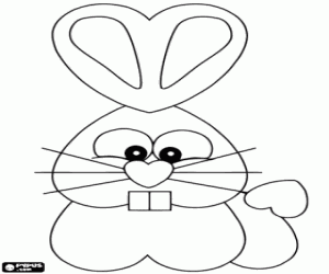 για ζωγραφική Το κουνέλι της καρδιάς