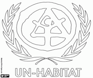 για ζωγραφική Το λογότυπο της UN-HABITAT