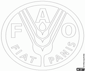 για ζωγραφική Το λογότυπο του FAO