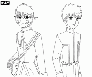 για ζωγραφική Το μπλε ιππότης και Masaya Aoyama