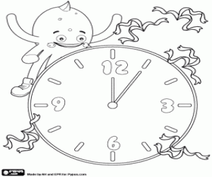 για ζωγραφική Το νέο έτος με Pypus