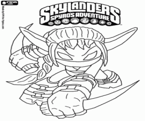 για ζωγραφική Το νίντζα Stealth Elf Skylander