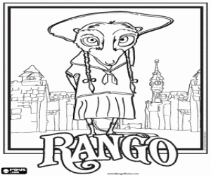 για ζωγραφική Το ποντίκι κάκτος Priscilla