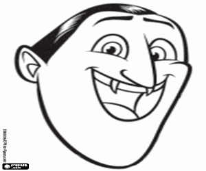 για ζωγραφική Το πρόσωπο του Drac βαμπίρ