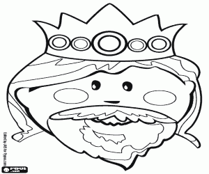 για ζωγραφική Το πρόσωπο του βασιλιά Μελχιόρ