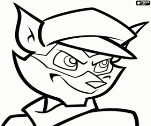 για ζωγραφική Το ρακούν Sly Cooper