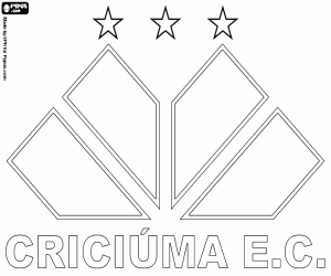 για ζωγραφική Το σήμα της Criciúma EC