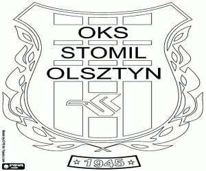 για ζωγραφική Το σήμα του OKS Stomil Olsztyn