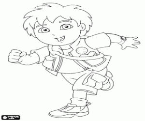 για ζωγραφική Το τολμηρό παιδί Diego Marquez