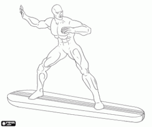 για ζωγραφική Το υπερήρωα Silver Surfer